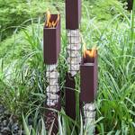 Terra Flame Corten Steel Mason Torches