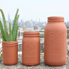 Terracotta Mason Jar Pots