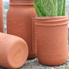 Terracotta Mason Jar Pots