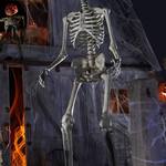 Gigantic 12 Foot Skeleton With Animated LCD Eyes