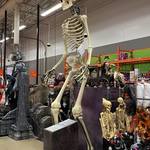 Terrifying 12 Foot Tall Giant Skeleton With Animated LCD Eyes