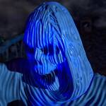Terrifying 12 Foot Tall LED-Illuminated Towering Ghost