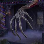 Terrifying 12.5 Foot Tall Giant Inferno Deadwood Skeleton Statue