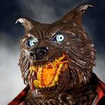 Terrifying 9.5 Foot Tall Immortal Werewolf Animatronic Statue
