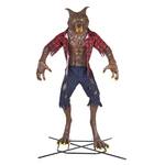 Terrifying 9.5 Foot Tall Immortal Werewolf Animatronic Statue