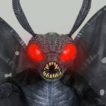 Terrifying Giant Animatronic Mothman Statue
