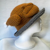 Thanksgiving Turkey Platter Crocheted Hat