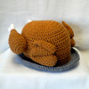 Thanksgiving Turkey Platter Crocheted Hat