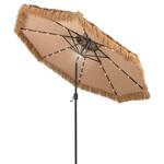 Thatched Patio Umbrella With Solar LED Lighting