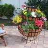 Three-Tier Natural Coco Fiber Planter and Water Fountain