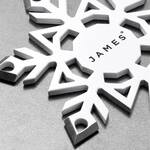 Throwflake - Steel Shuriken Ninja Throwing Star / Christmas Ornament