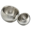 Tilted Stainless Steel Snack Bowls
