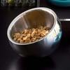 Tilted Stainless Steel Snack Bowls