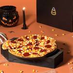 Tombstone Candy Corn Pizza