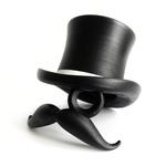 Top Hat and Face Air Plant Hanging Planter