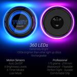 TOSY UltraLED Flying Disc - 360 Super Bright LEDs for Night Games