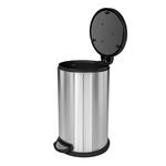 Trash Can With Built-In Self-Powered Trash Compactor