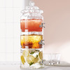 Triple Stacked Glass Beverage Server