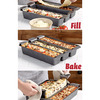 Trisagna Pan - Make Three Different Recipes at the Same Time