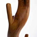 Twisted Suar Wood Coat Rack