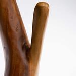 Twisted Suar Wood Coat Rack