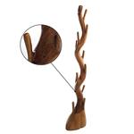 Twisted Suar Wood Coat Rack