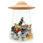 UFO Alien Abduction Tractor Beam Storage Jar