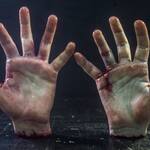 Ultra-Realistic Posable Silicone Severed Hands Props