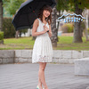 Umbrella With Built-In Cooling Fan