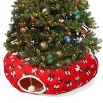 Under the Christmas Tree Cat Tunnel