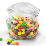Unzipped Glass Zipper Bag - Candy and Nut Bowl
