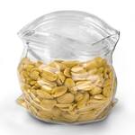 Unzipped Glass Zipper Bag - Candy and Nut Bowl