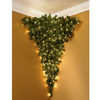 Upside-Down Corner Pre-Lit Christmas Tree