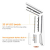 UV-C LED Sterilizer Wand - Kills 99.99% of Viruses and Bacteria in Seconds