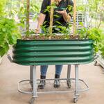 Vego Garden Elevated Rolling Garden Bed with Wicking Cell System