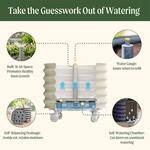 Vego Garden Self-Watering Rolling Citrus / Fruit Tree Metal Planter