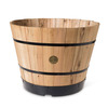 VegTrug Wooden Whiskey Barrel Planter