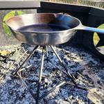 Vertical Fire Pit Log Grate