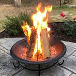 Vertical Fire Pit Log Grate