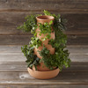Vertical Terracotta Herb Tower