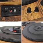 Vertical Wall-Mounted Acoustic Guitar Turntable