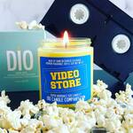 Video Store Scented Candle - Popcorn, Dust, Carpeting, and VHS Boxes