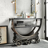 Vintage Wallpaper Factory Bar Cart