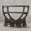 Vintage Wallpaper Factory Bar Cart