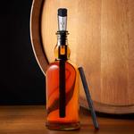 Viski Liquor Aging Kit - Charred Oak Sticks with Stopper / Pourer