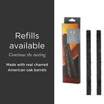 Viski Liquor Aging Kit - Charred Oak Sticks with Stopper / Pourer