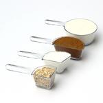Visual Measuring Cups - Shape Indicates the Size