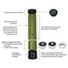 VSSL Flask - Flashlight Designed To Hold Booze