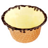 Waffle Cone Ice Cream Bowls