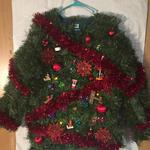 Walking Christmas Tree Light Up Ugly Christmas Sweater